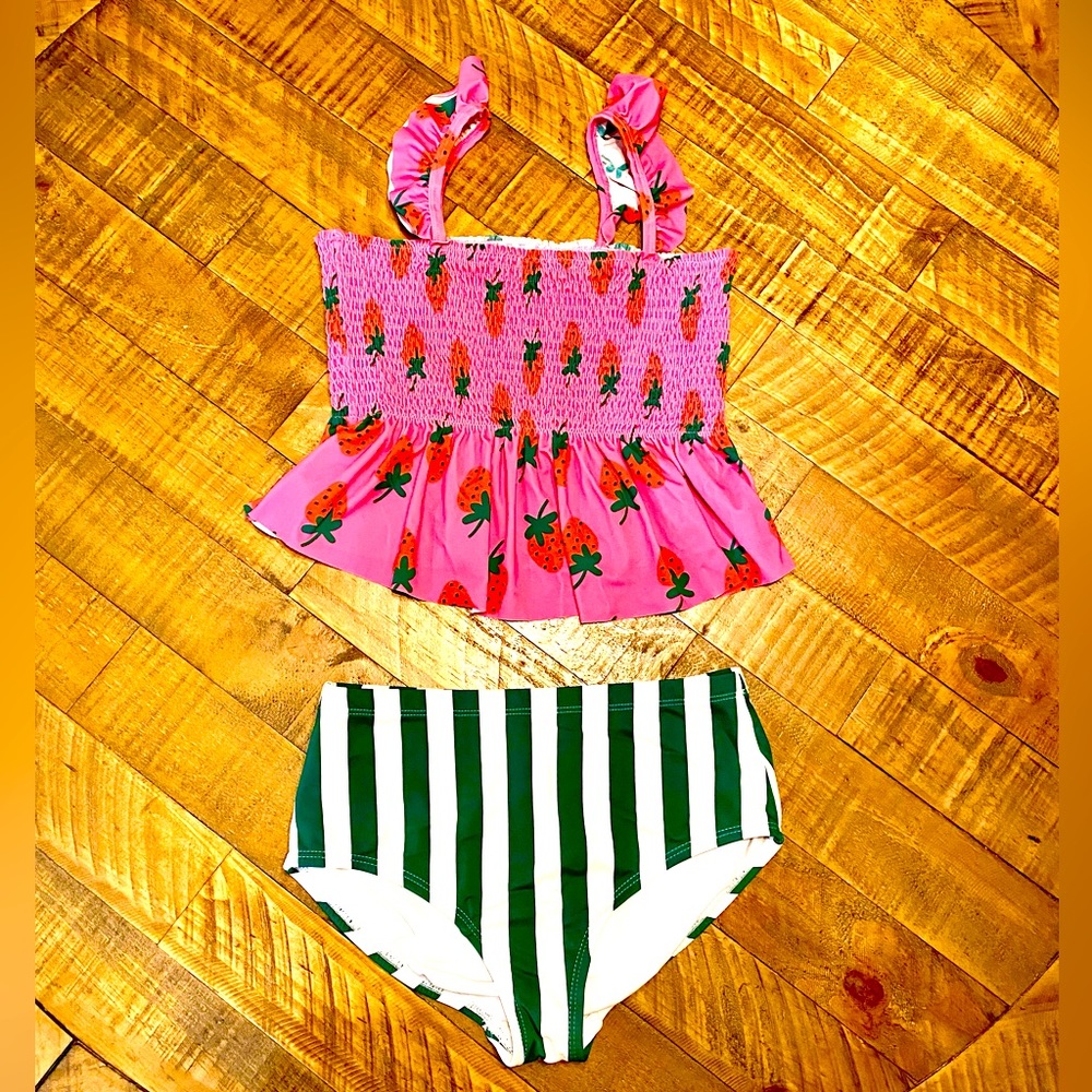 Hanna Andersson Sunblock Mixie Tankini Set
